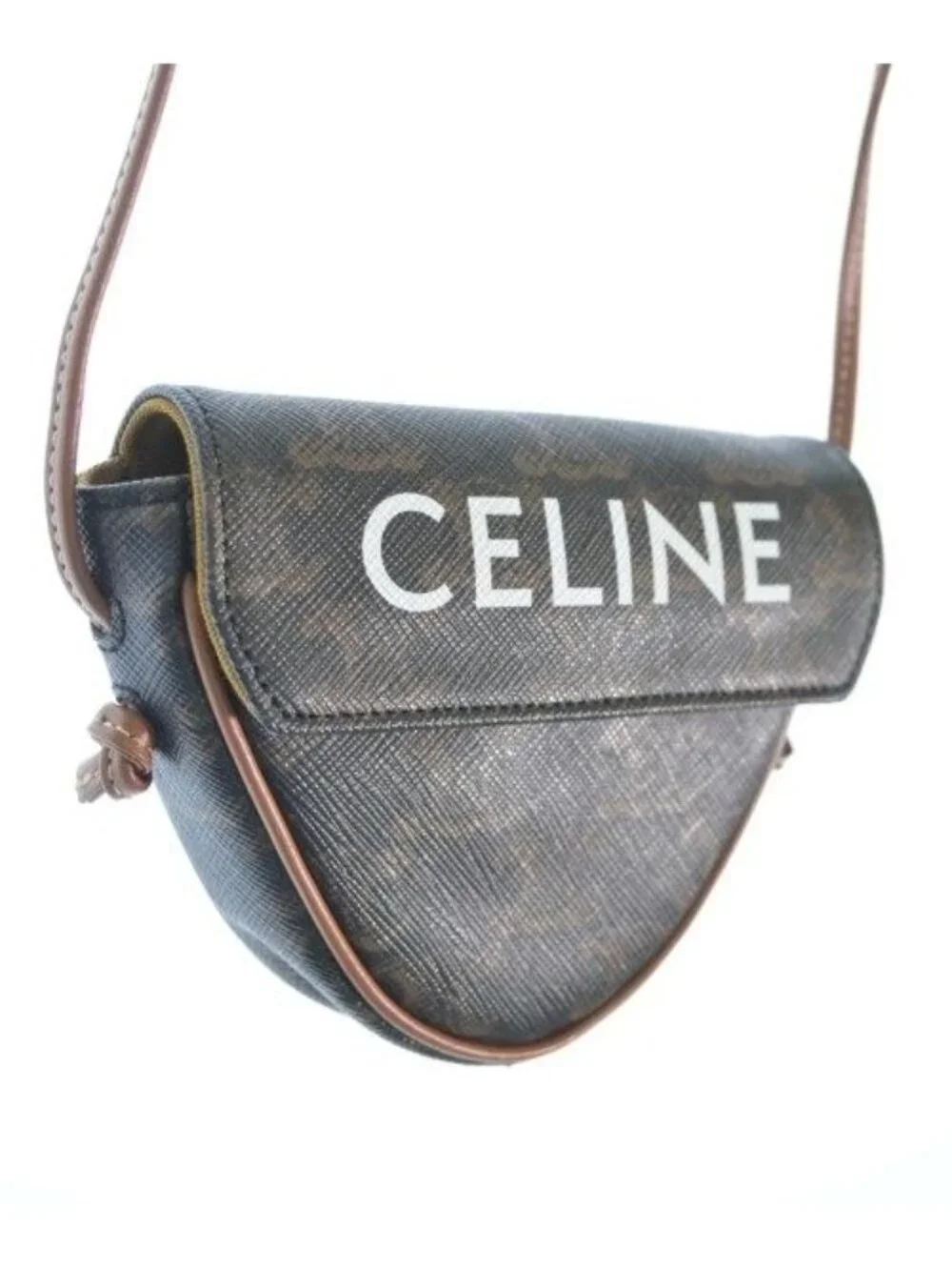 Celine Shoulder Bag Canvas Black - Picture 7 of 10